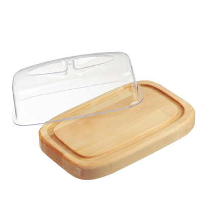 Масленка 18х12х7см, пластик, дерево (1/20)