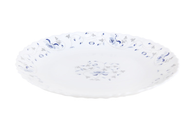 Тарелка 19см "Синяя вуаль" десертная стеклокерам. (6/72)