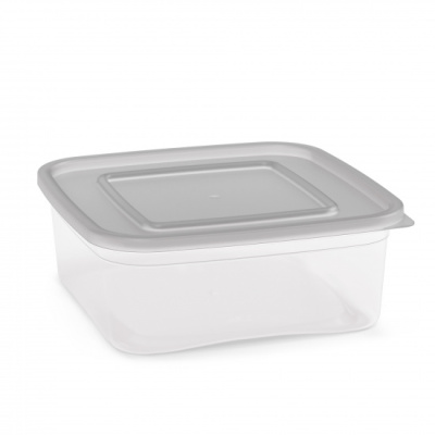 Емкость для СВЧ 0,7л (квадрат),пласт (1/24)