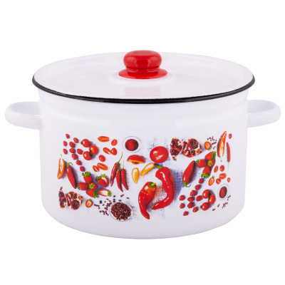 Кастрюля 7,0л Appetite Паприка эмаль (1/2)