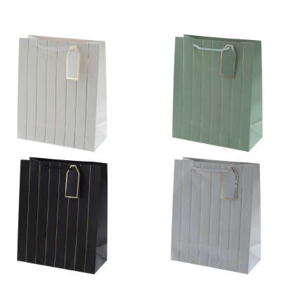 Пакет подарочный (бумага, плотность 210г/м2, блок 12шт), L26 W12 H32см (4в) (12/12)