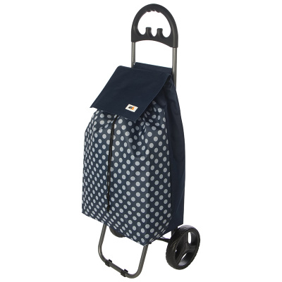 Тележка с сумкой Точки, Макс нагрузка 30кг (сталь,пласт.полиэстер) (1)