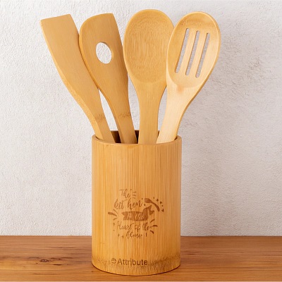 Набор 5пр кухонных принадлежностей BAMBOO (дерево) (6/6)