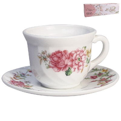 Набор чайный 12пр "Изабелла" стекло(12)  