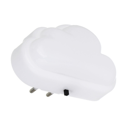 Светильник-ночник в розетку Облако светодиодный, 1Вт, 10см, 230В, пластик, белый BY (1/40) Светильник-ночник в розетку Облако светодиодный, 1Вт, 10см, 230В, пластик, белый BY (1/40)