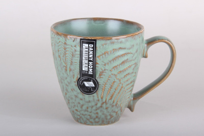 Кружка 330мл Fern deco (фарф.) (12/48)