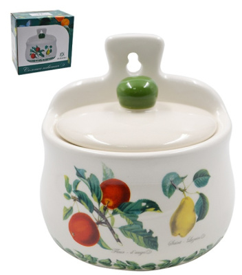 "Fruit Garden" Солонка навесная 12х9х12,5см v=450мл (под.упаковка)керам.(1/36)