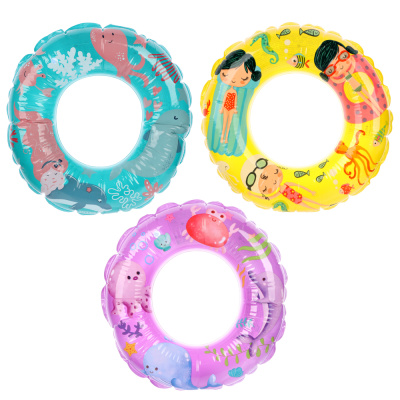 Круг надувной  61см INTEX "Прозрачное кольцо" (3диз) (6-10 лет) (2/36)