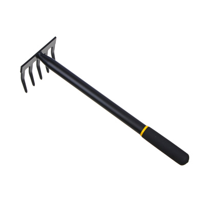 Грабельки садовые с антискользящей ручкой, 41х11.5см, металл INBLOOM (1/6)