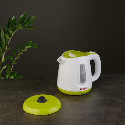 Чайник электрический 1,0л LEBEN 900Вт скрытый нагр.эл, подсветка (1/12)