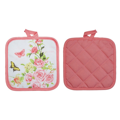 Прихватка, 100% полиэстер, 17х17см Чайная роза PROVANCE (1/12/288)