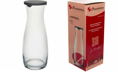 Декантер Амфора 1180 мл (с пласт.крышкой) стекло п/у (1/6)