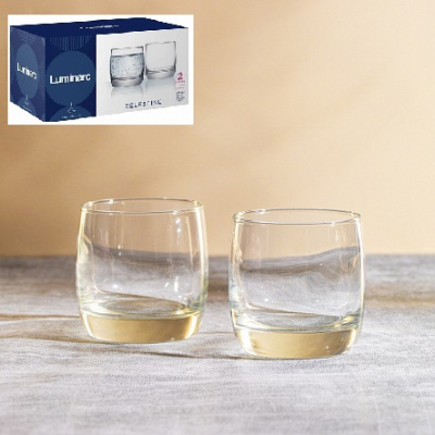 Набор стаканов 2шт*310мл СЕЛЕСТИН низкие (ударопр.стекло) (1/6)