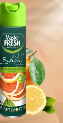 Освежитель воздуха Цитрусовый фреш 300 мл Master FRESH (1/24)