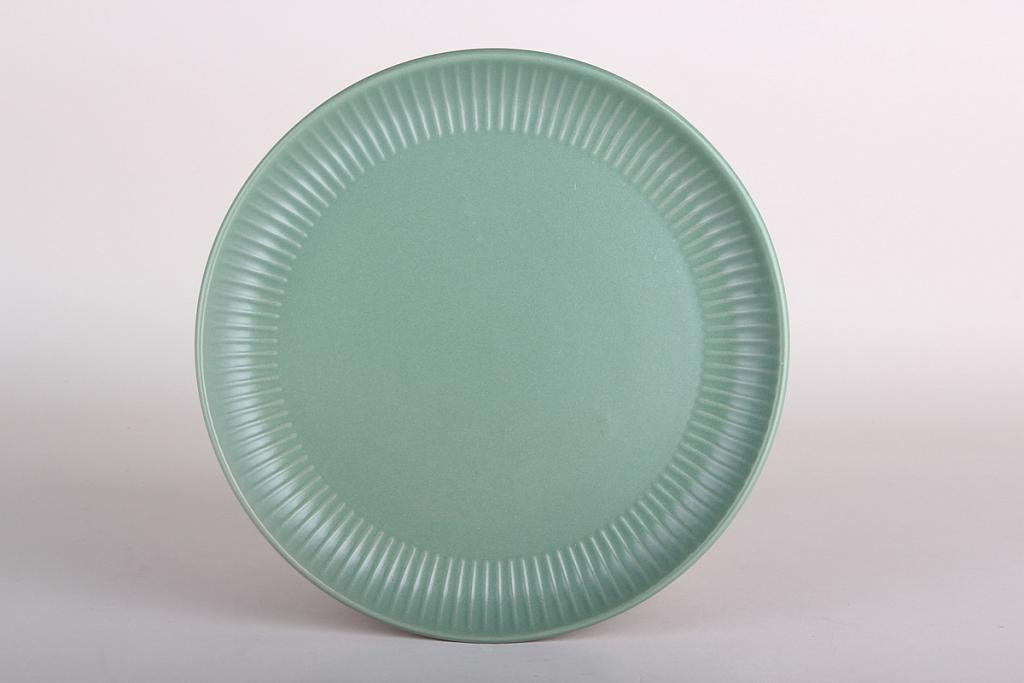 "Costa" Тарелка 23см десертная (green),керам (6/36)