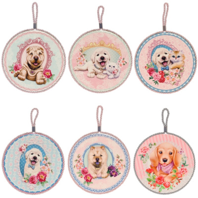 Подставка под горячее D17см (6в)(керамика) (1/103)