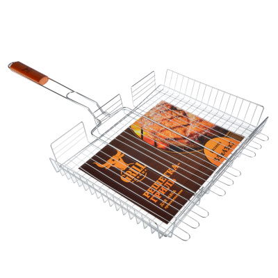 Решетка-гриль 35*43*7см GRILLBOOM (хром) (1/2/20)