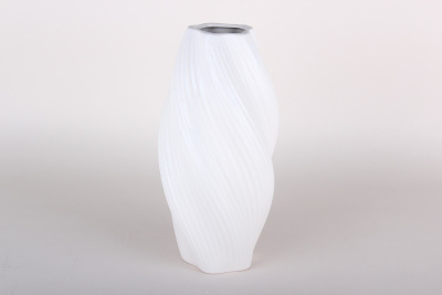 Ваза для цветов 13х13х25см микс 2 цвета (кер.) (1/24)