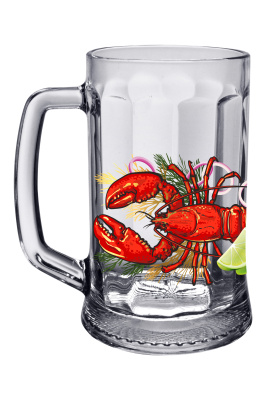 Кружка д/пива 500мл "Ладья" Деликатес стекло (8/432)