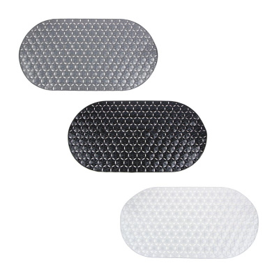 Коврик в ванну противоскользящий, ПВХ, 66x35см, "Универсал", 3 цв VETTA пласт.(6/30)