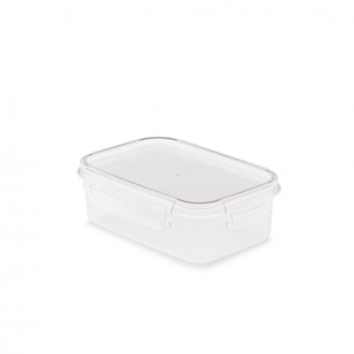 Емкость для СВЧ "Прайм" 0,5л прямоугольная (на защелках) (уп.16)