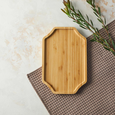 Поднос сервировочный, бамбук, 26,2х17,4х1,5см VETTA (1/40)