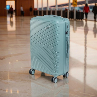 Чемодан CAIRO бирюзовый L PP (49x29x76cm) (1)