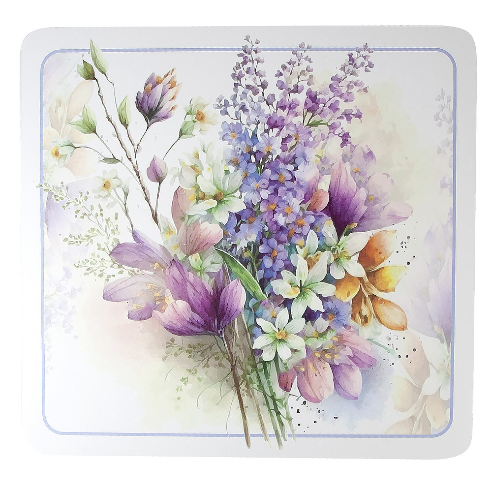 Салфетка сервировочная (плейсмат) "Floristry" 30*28см (min12)(упаковочный пакет)(12)