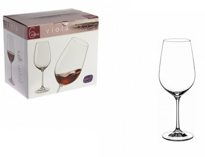 Набор бокалов для вина 450мл 6шт VIOLA стекло (1/8)