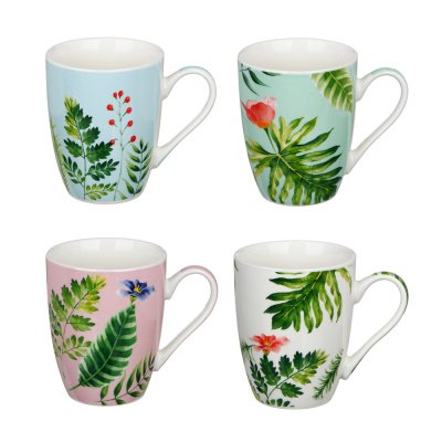 Кружка 350мл "Тропики" (фрф) (4диз) (12/72)