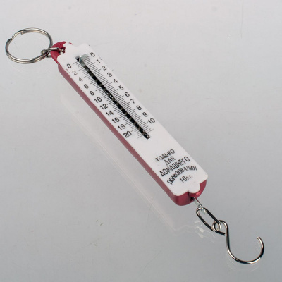 Безмен пластмассовый 10кг (1/100/400)