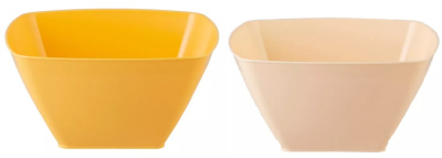 Салатник квадрат 0,8л малый пластик(86)