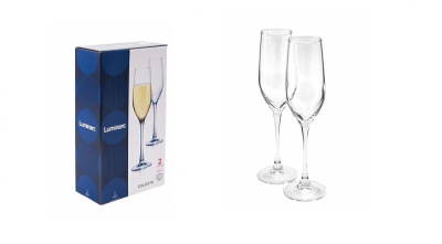 Набор бокалов 160мл 2шт для шампанского  СЕЛЕСТ (стекло) (1/12)