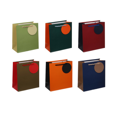 Пакет подарочный 14,3x15,5x7см, бумага, 6диз тм Fntastic (12/240)