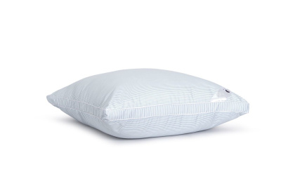 Подушка 70х50 "Home Holidays" с бортиком Белый с голубой полоской (1/10)