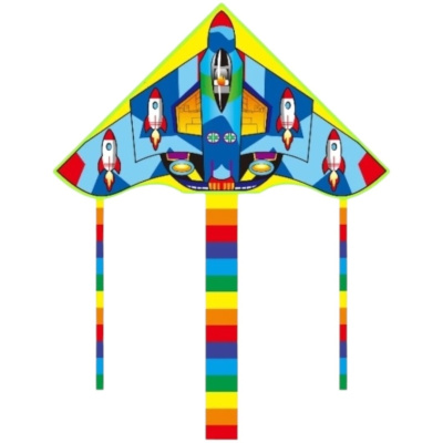 Воздушный змей "Космолёт" 90х50см (1/12)