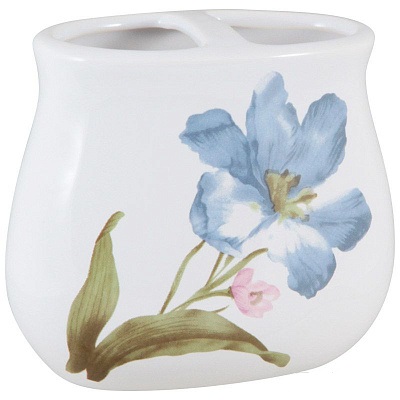 Держатель для зубных щеток "Прованс" 11*6,6*9,7см, керамика "Рыжий кот" (1/4/24)