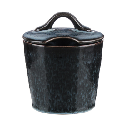 Сахарница, 230мл, Блэк Джинс 9х9х10см, кер MILLIMI (1/6/24)