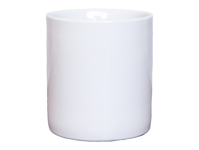 Кружка 300 мл Европейский без ручки Белая (фарфор) , р.1, С592 (24)