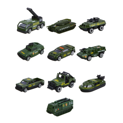 Машинка военная техника, металл, 9,5х4,5х6,5 см ИГРОЛЕНД (1/360)