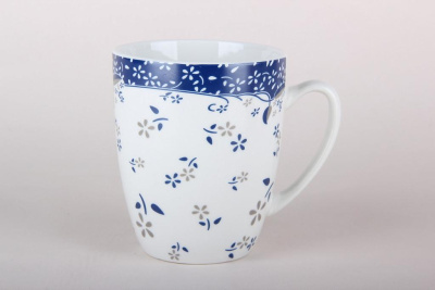 Кружка 340мл Лён (фарф.) (6/48)