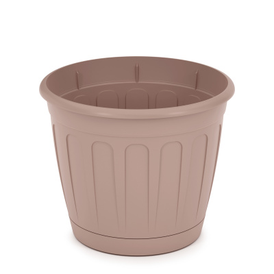 Горшок цв. "Дионис" 1,6л (бежевый) пласт.(уп.32)