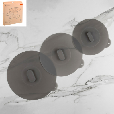 Набор крышек универсальных 3пр, 21/25/29см, силикон BY COLLECTION (1/24)