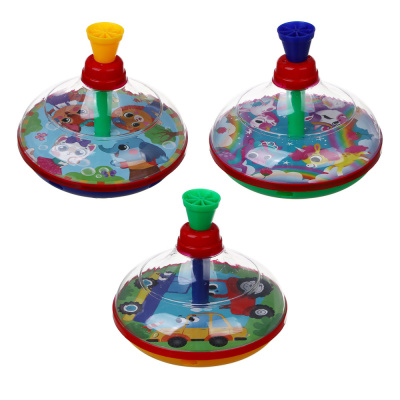 Развивающая игрушка д/малышей "Юла", пластик, металл,14х14см, 3диз ИГРОЛЕНД (1/144)