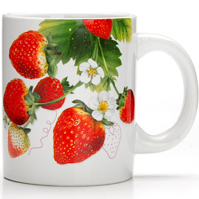 Кружка 300мл Клубника LR керам.(1/72)