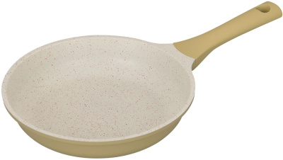 Сковорода 24 см CAPRI,мрамор.А/П, ручка Soft touch (алюм.) (6)