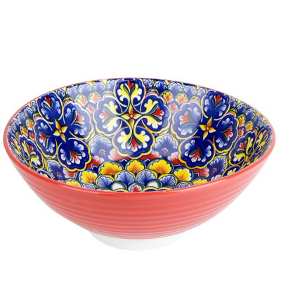 "Arabesque" Салатник (красный) d=20,5см v=1200мл (min6) (транспортная уп.)(6/24)