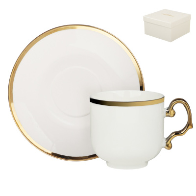 Набор чайный 2 пр., 210мл, 13,5см, фарфор MILLIMI Восторг (1/24)