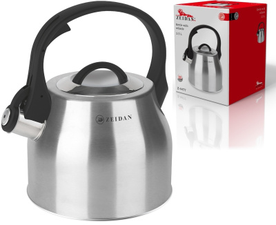 Чайник со свистком ZEIDAN 2,5 л,нжс,капсулированное индукционное дно.(1/6)