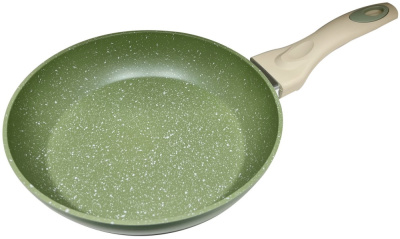 Сковорода 24 см Olivia,мрамор.А/П,ручка бакел.с покр.Soft touch (алюм.)(6)